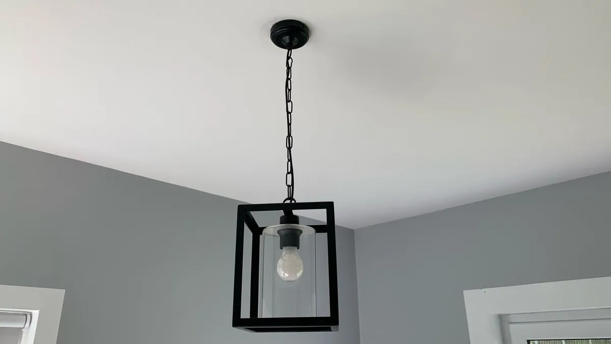 Black Pendant Light