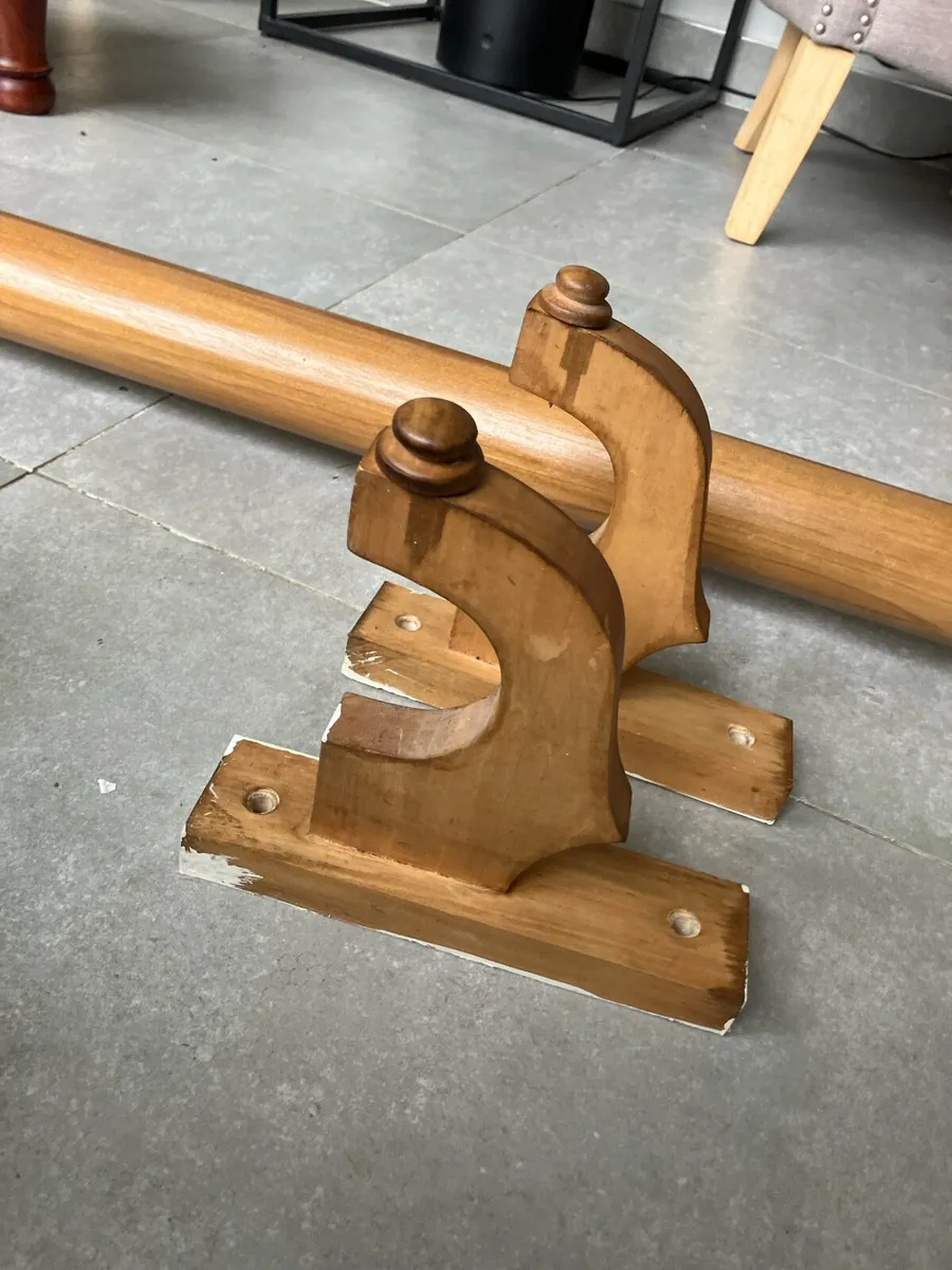 Wooden  Curtain Pole - Image 2