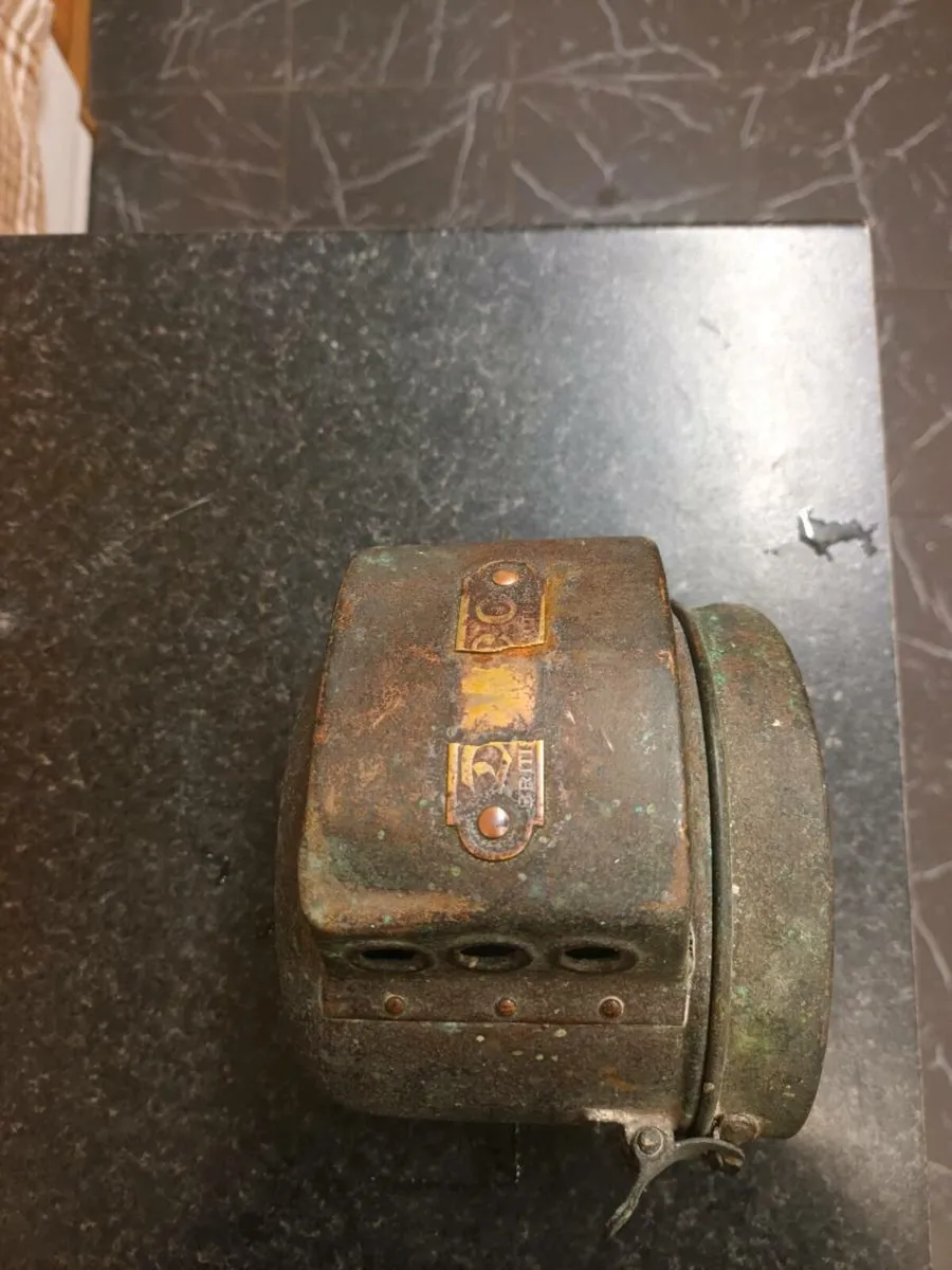Veteran Car Brass Headlamp Duco - Image 1