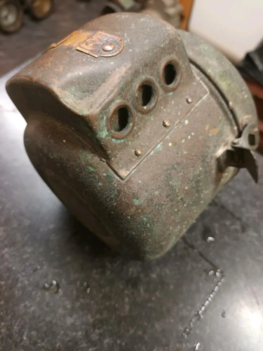 Veteran Car Brass Headlamp Duco - Image 2