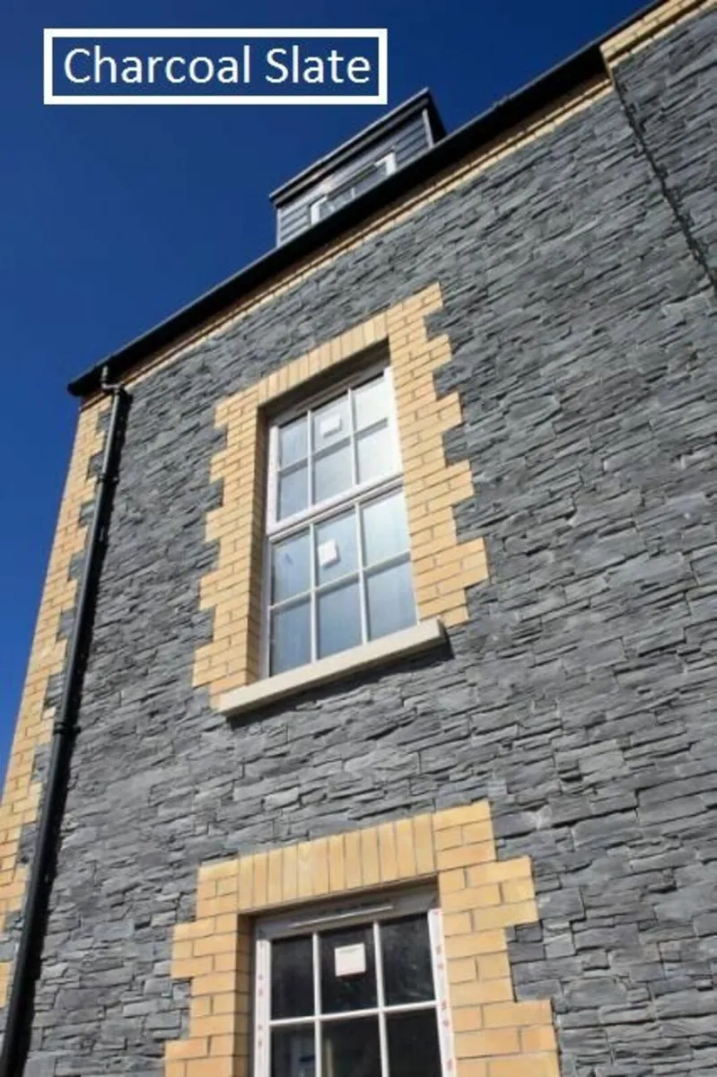 Charcoal (Black) Z Stone cladding natural stone ve - Image 2
