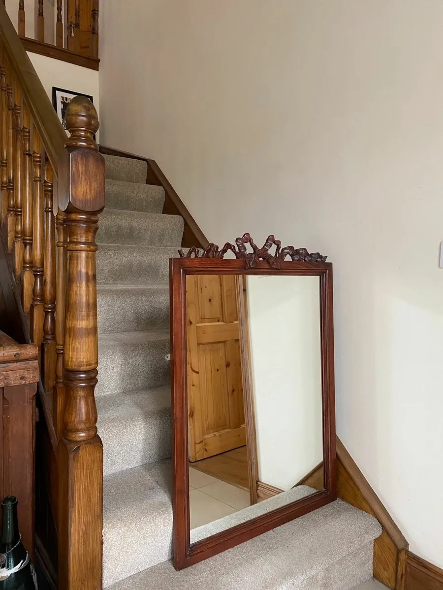 Vintage William L Maclean , Swag Carved top Mirror - Image 1