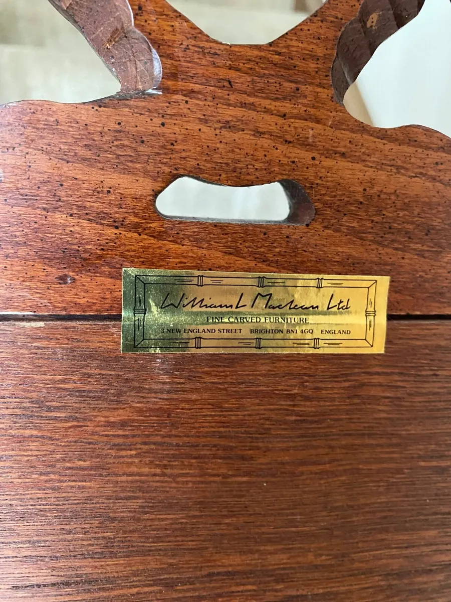 Vintage William L Maclean , Swag Carved top Mirror - Image 4