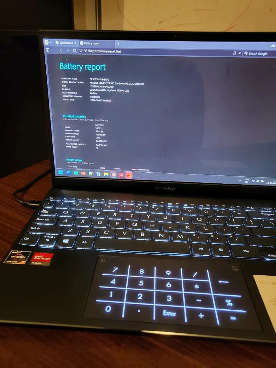 Asus Zenbook Oled Laptop - Image 3