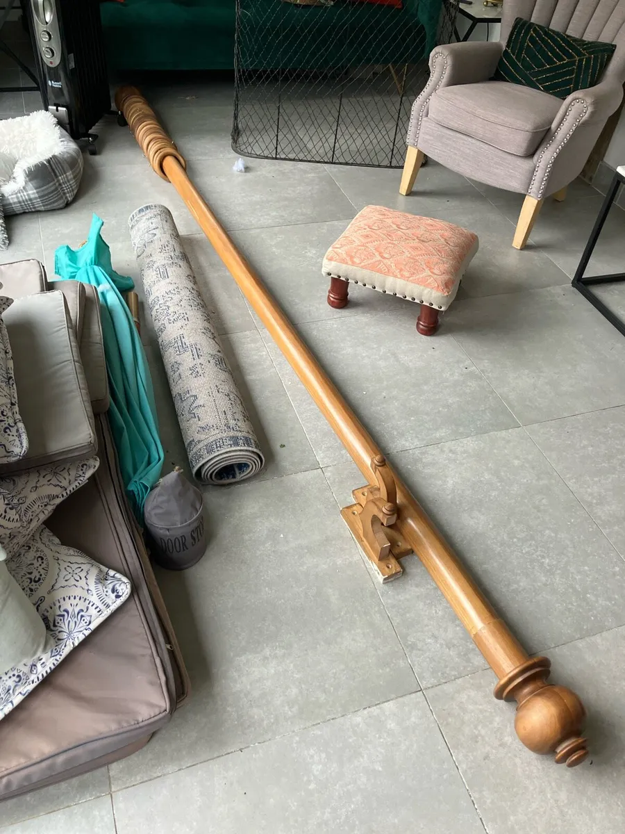 Wooden  Curtain Pole - Image 1