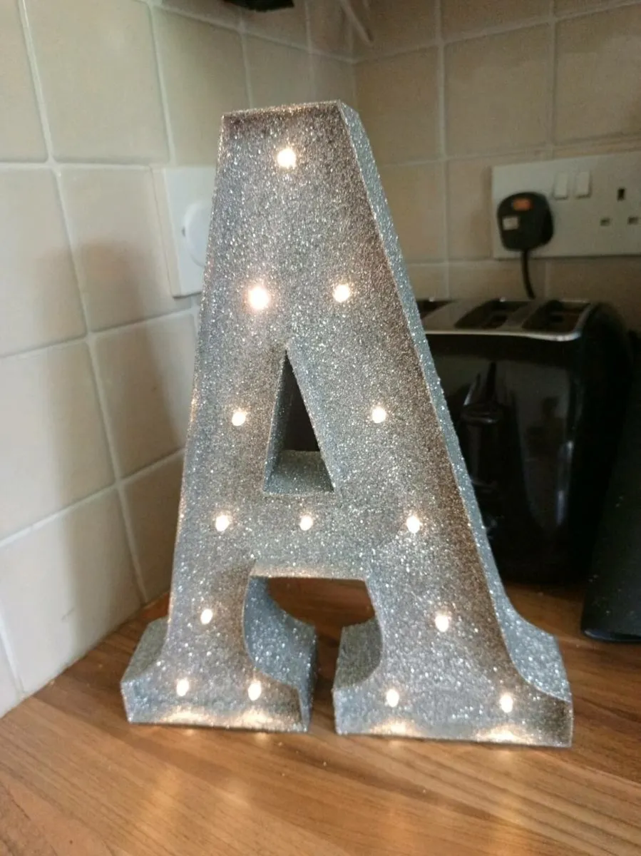 LED light A Alphabet
