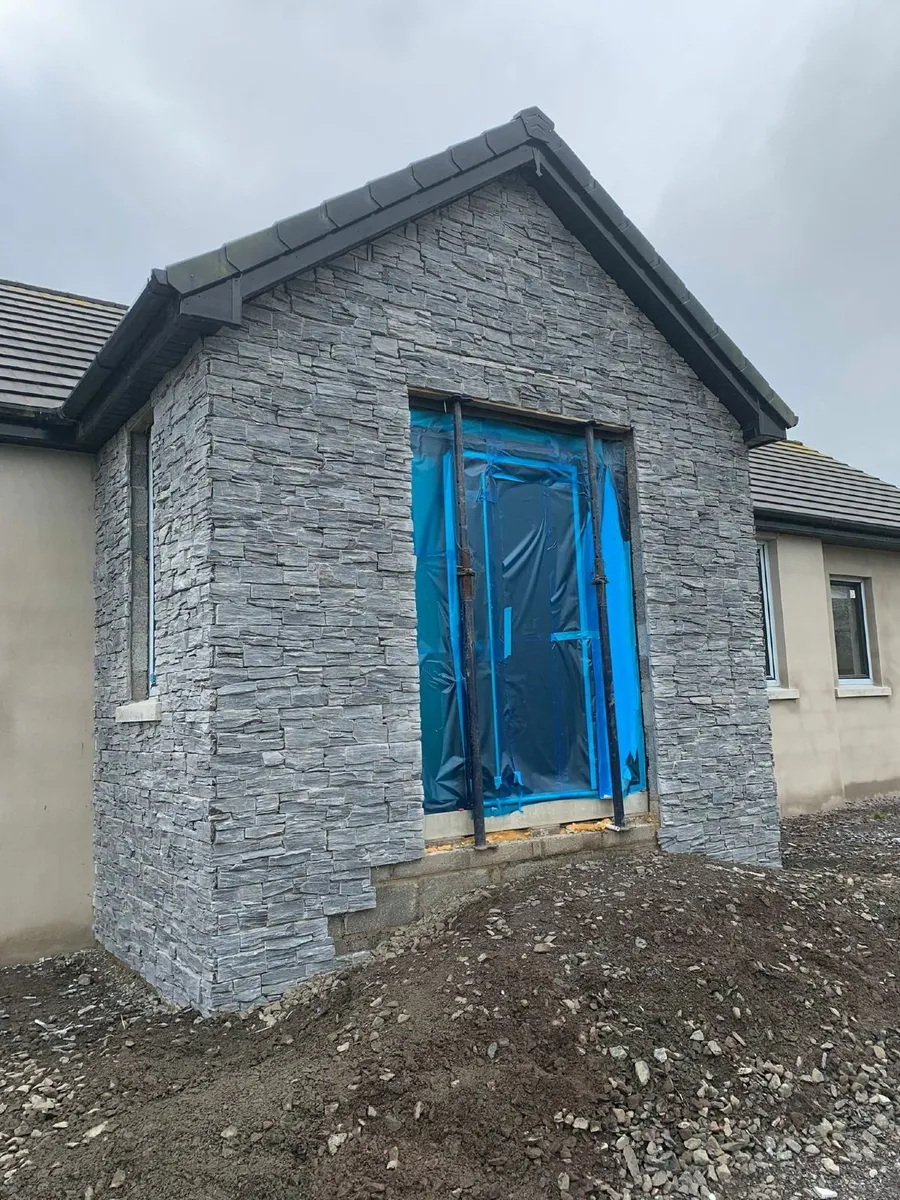 Charcoal (Black) Z Stone cladding natural stone ve - Image 1