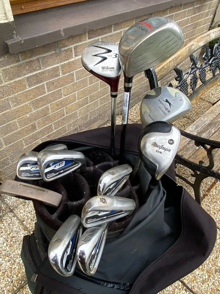 Golf. Clubs.  &.  Bag - Image 2