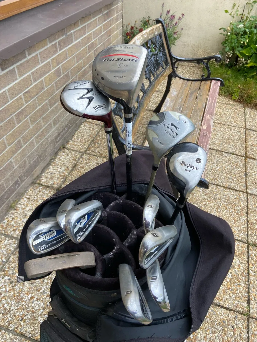 Golf. Clubs.  &.  Bag - Image 3