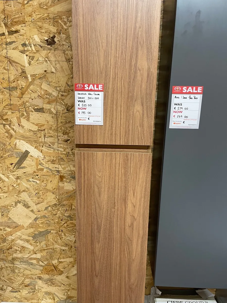 Ex-Display Walnut Universal Wall Unit