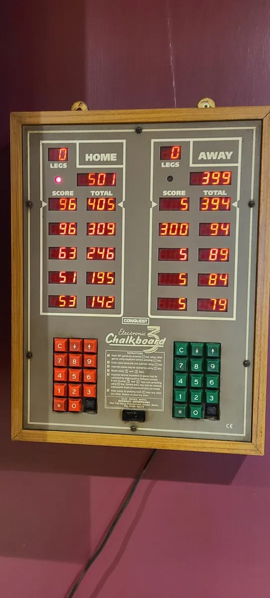 Conquest 3 Electronic Dartboard - Image 1