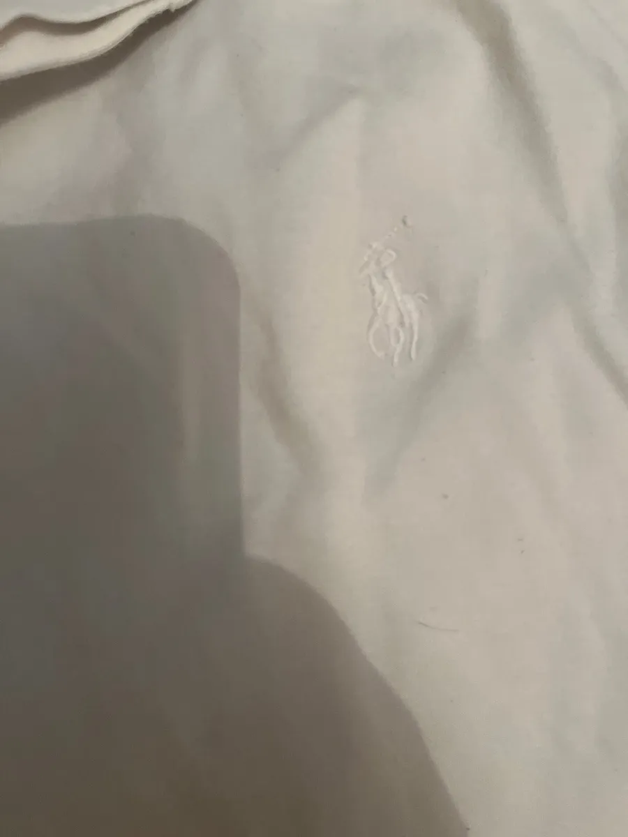 White Ralph Lauren Polo shirt Large - Image 3