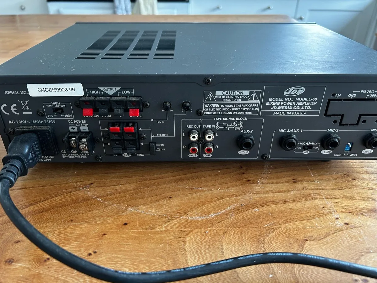 JDM Mobile-60 Mixing Power Amplifier - Image 2