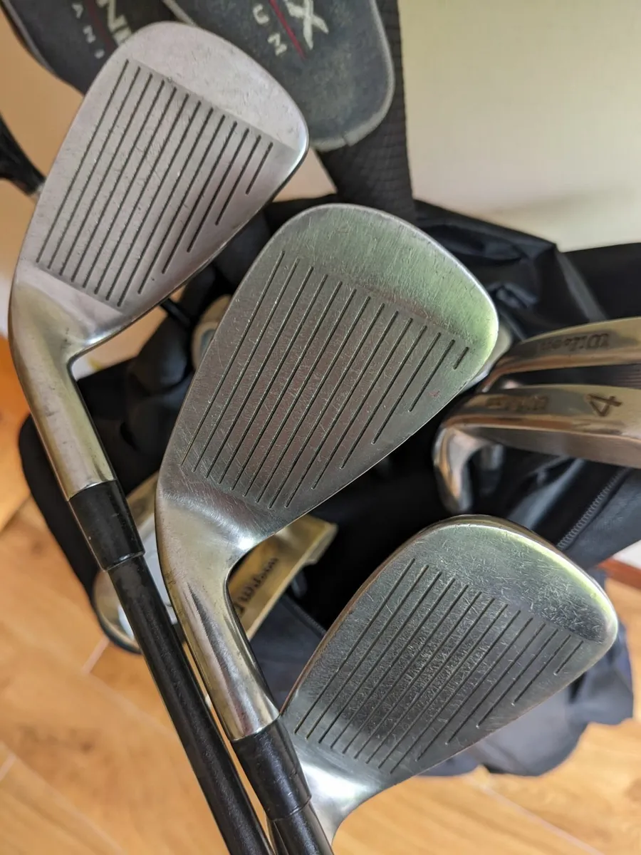 Full Set Wilson Clubs, Genex Woods,New Golf Bag - Image 2