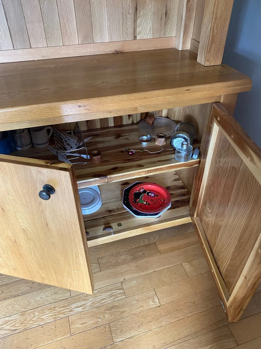 Solid Oak TV Stand - Image 3
