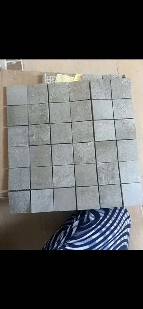 Mosaico Metal Silver Tiles 30x30 - Image 1