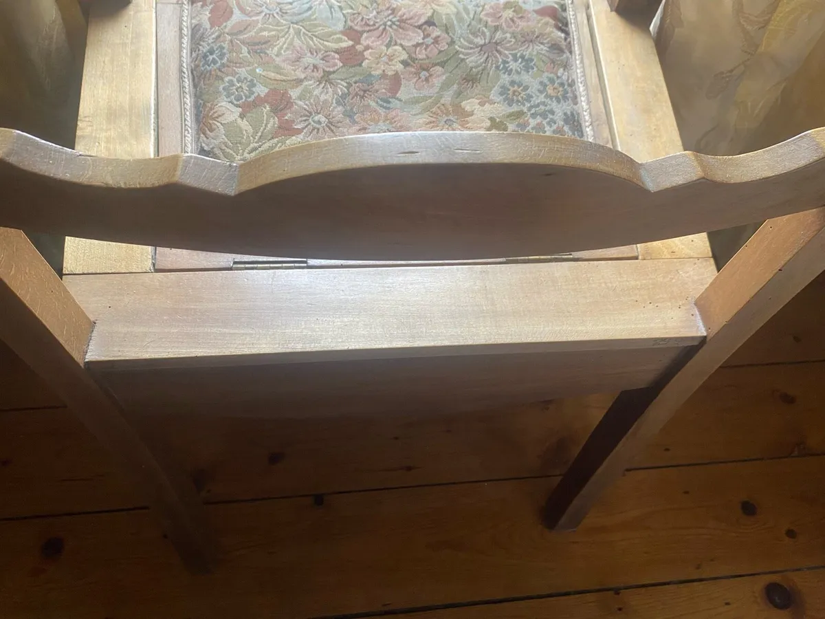 Antique commode chair - Image 4