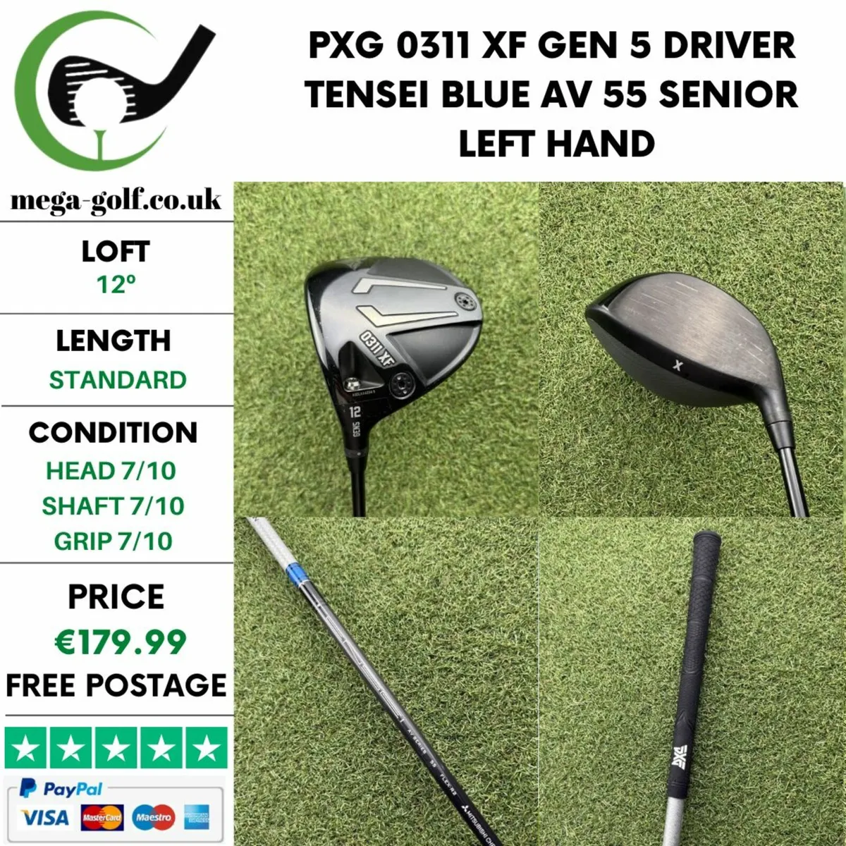 PXG 0311 XF GEN 5 DRIVER / 12º / SENIOR /LEFT HAND - Image 1