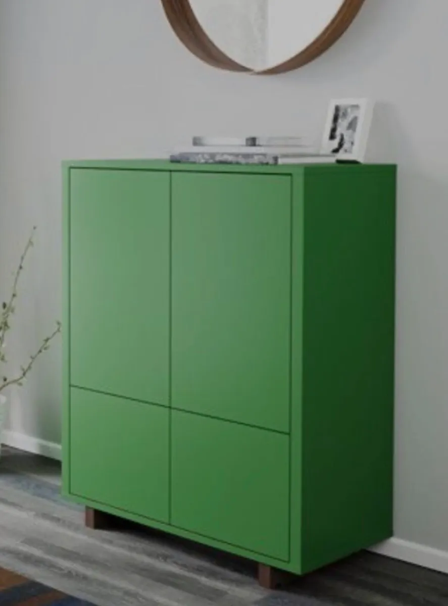 IKEA Stockholm Green & Kallax Shelving Units - Image 1