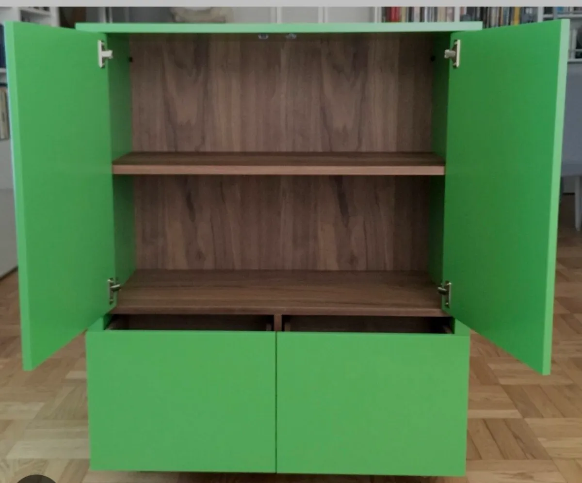 IKEA Stockholm Green & Kallax Shelving Units - Image 2