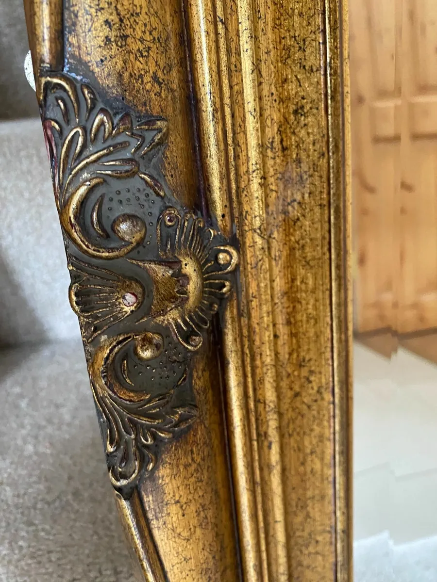 Gilt Bevelled Mirror 69 X 59cm - Image 2