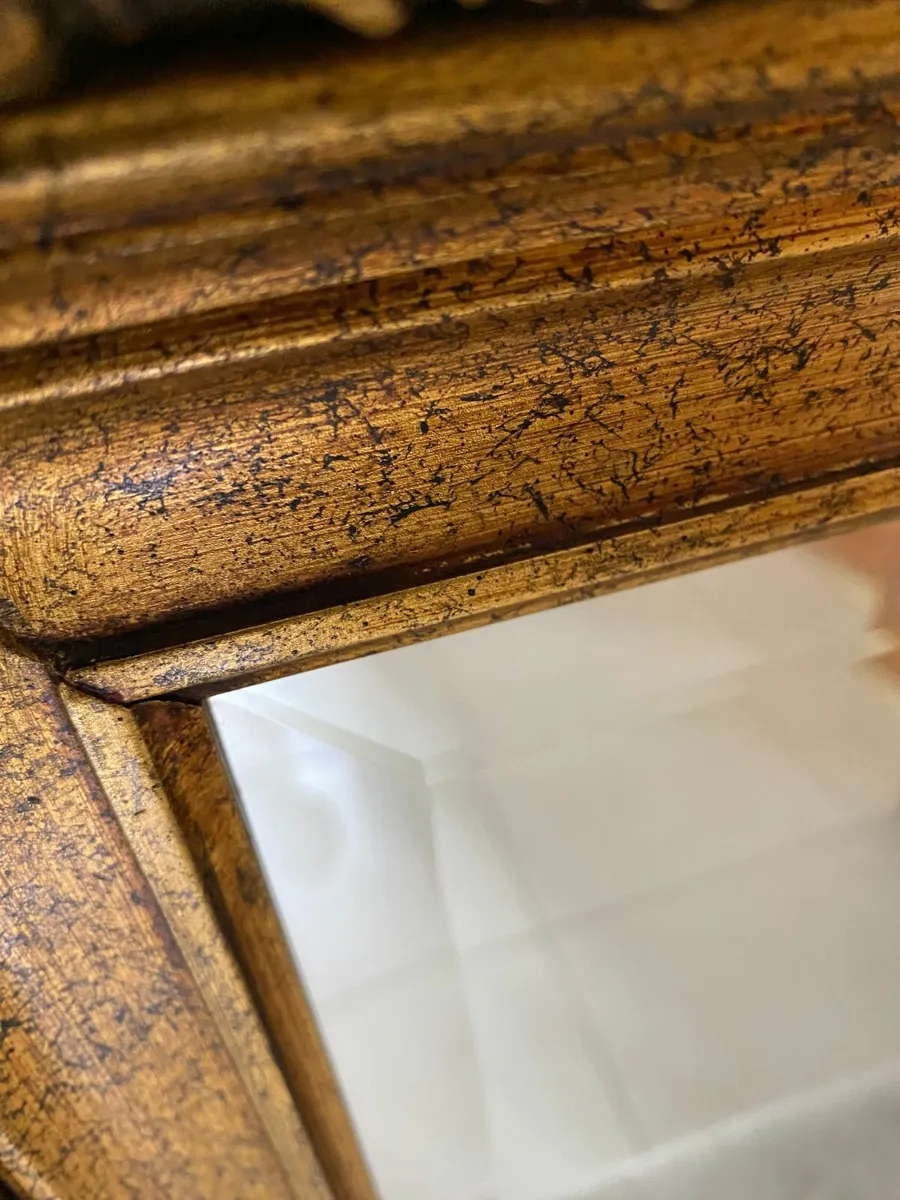 Gilt Bevelled Mirror 69 X 59cm - Image 3