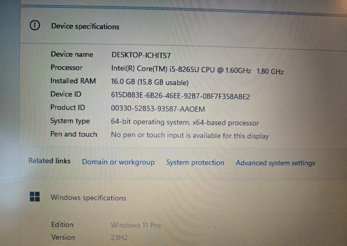 Dell Latitude 5300 | i5 | 16GB | 256GB | 13" FHD - Image 3