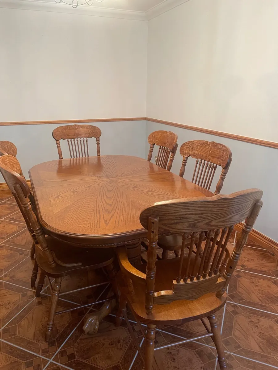 Table and  6 Chairs - Image 1