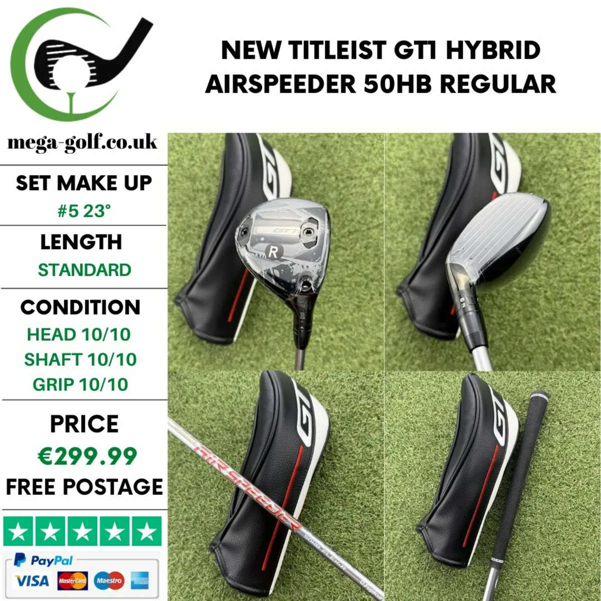 NEW TITLEIST GT1 HYBRID / #5 23° / REGULAR - Image 1