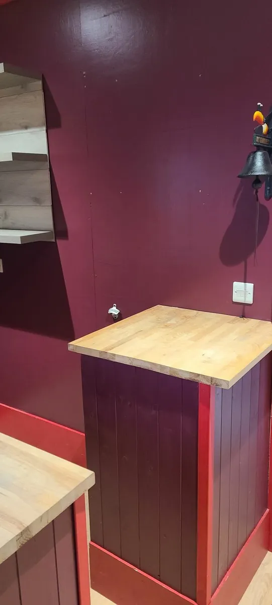 solid wood hand made bar - Image 2