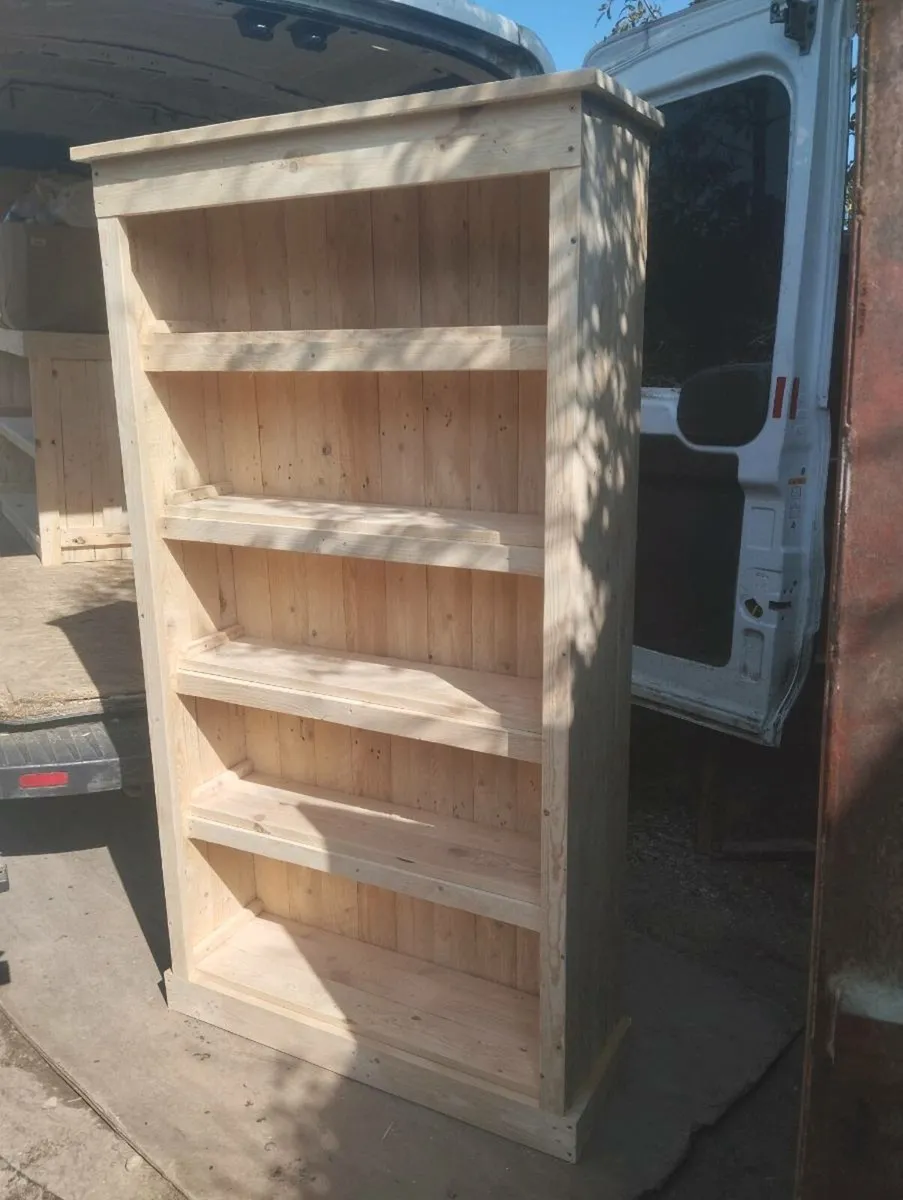 Handmade rustic bookcase - Image 3