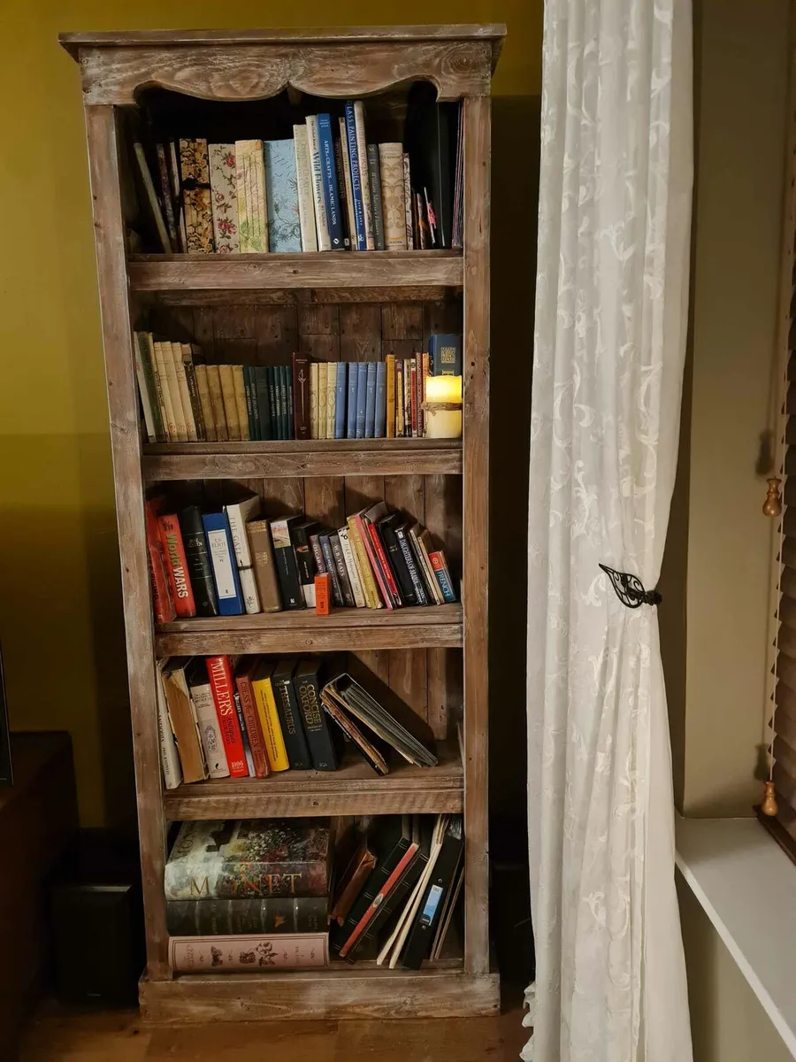 Handmade rustic bookcase - Image 4