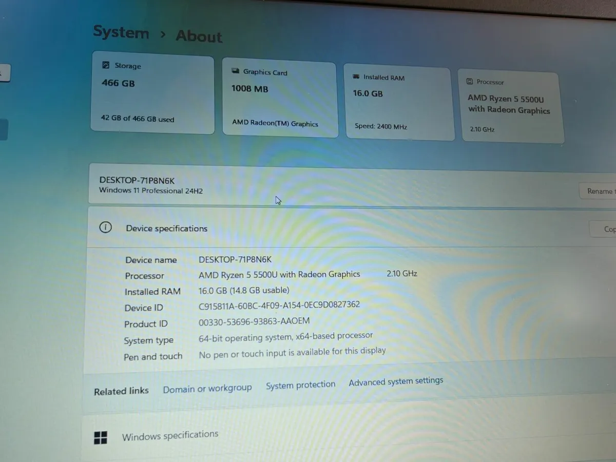 Lenovo Thinkpad E15 Gen 3  | AMD Ryzen 5 | 16 GB | - Image 4