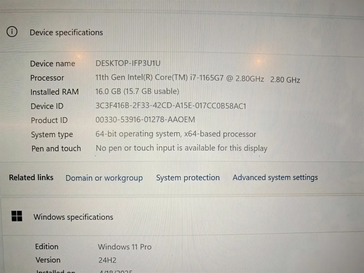 Lenovo ThinkPad L14 Gen 2 | i7 (11th gen) | 16GB | - Image 3