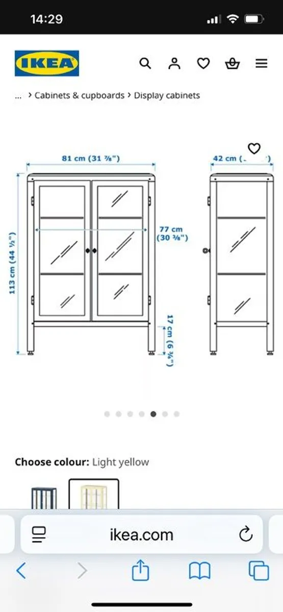 Glass cabinet- Ikea Fabrikor - Image 4