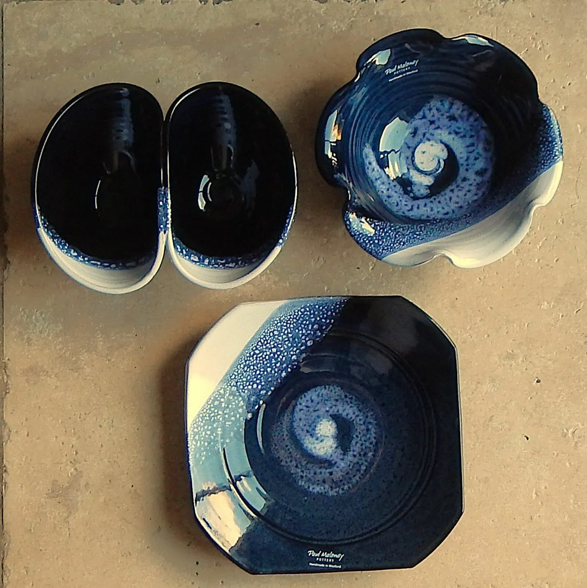Selection of Paul Maloney ‘Ocean’ Serving Dishes - Image 2