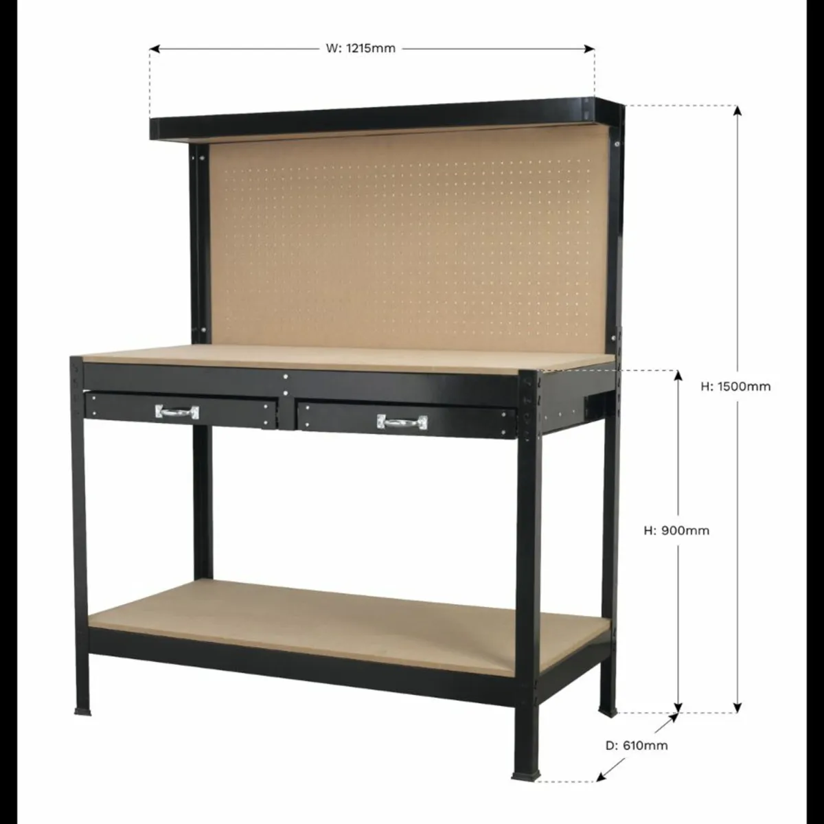 Sealey Workstation With Drawers - Image 2