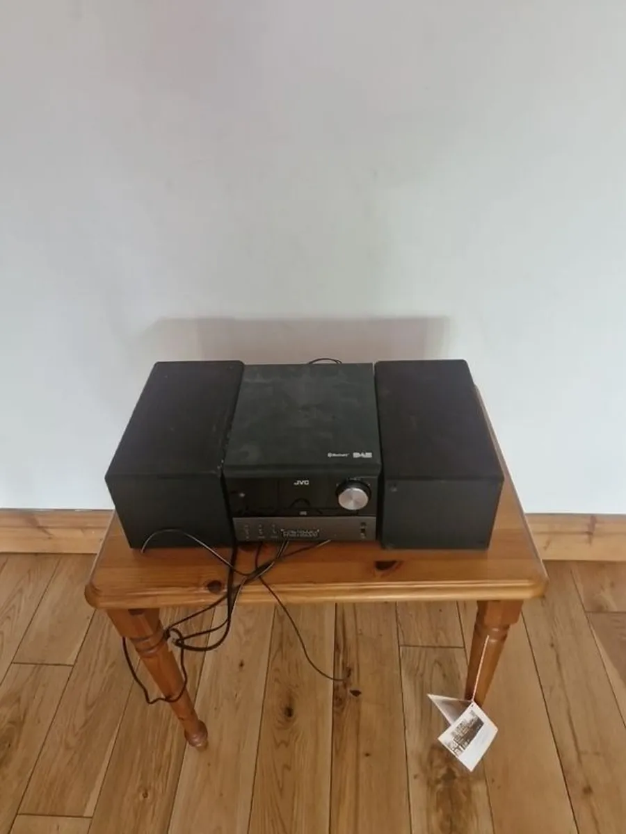 JVC Bluetooth DAB sound system with remote control - Image 1