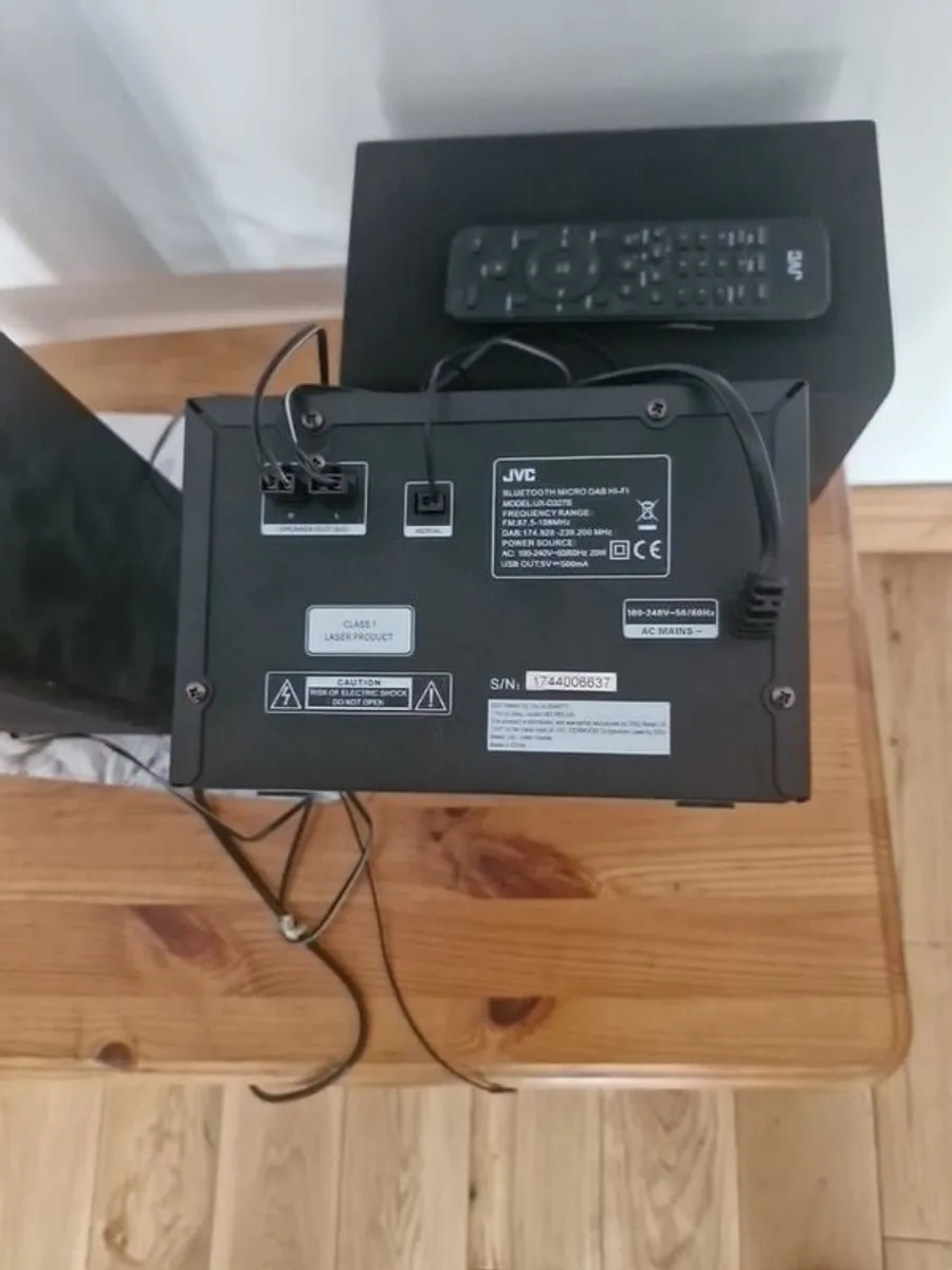 JVC Bluetooth DAB sound system with remote control - Image 3