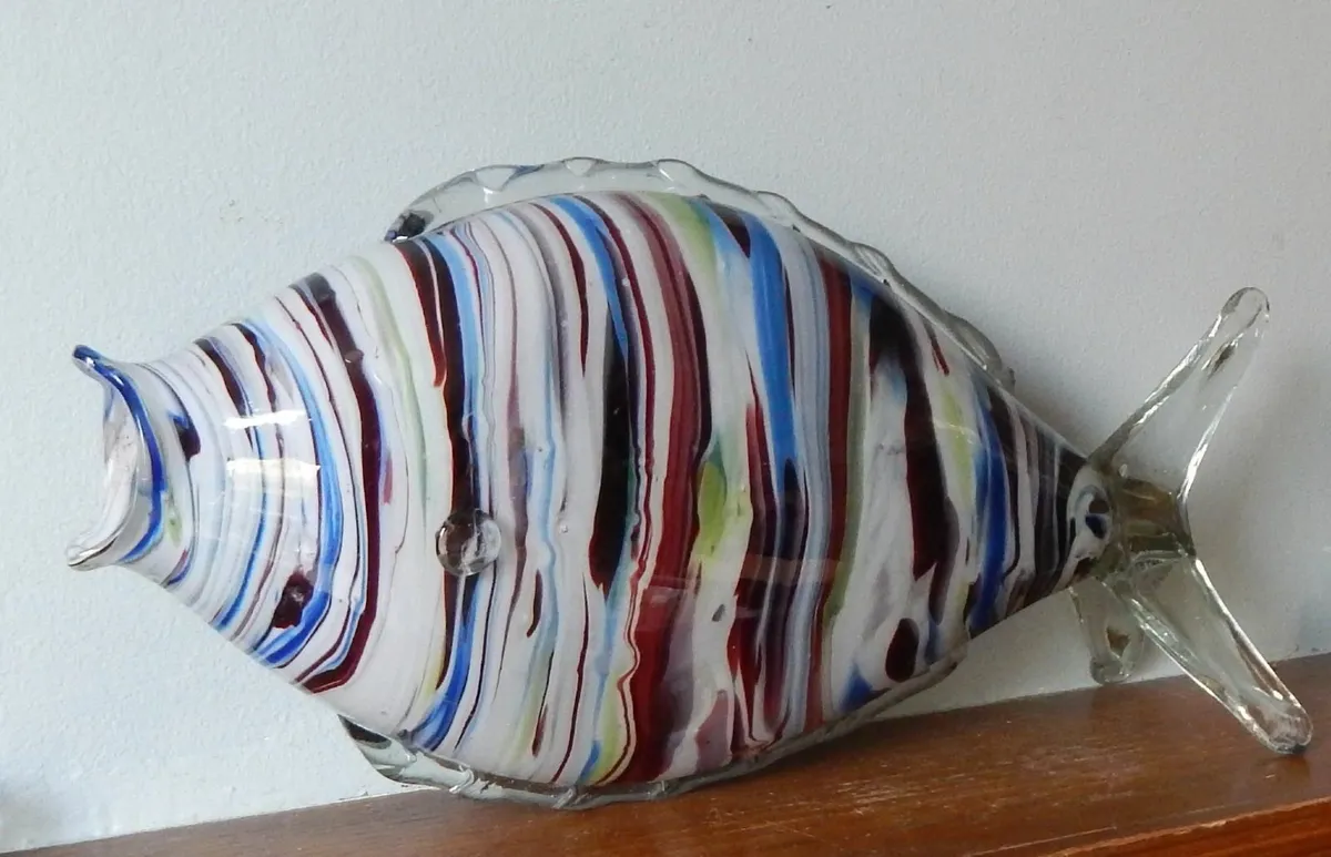 Large Handmade Glass Fish - Image 1