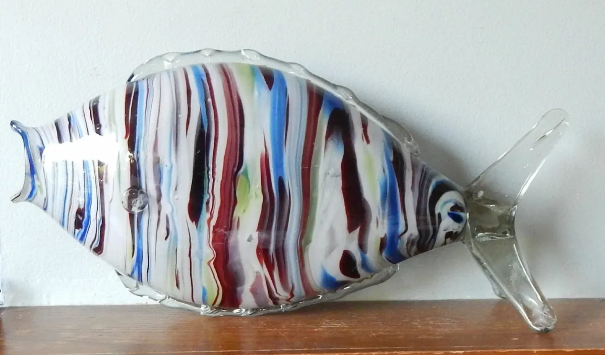 Large Handmade Glass Fish - Image 2