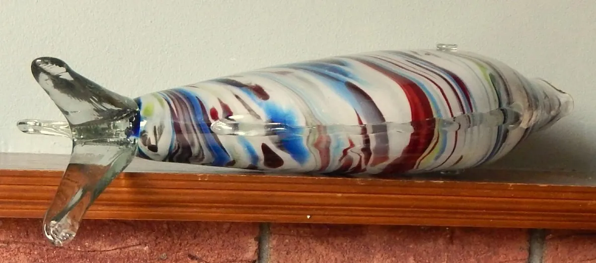 Large Handmade Glass Fish - Image 4