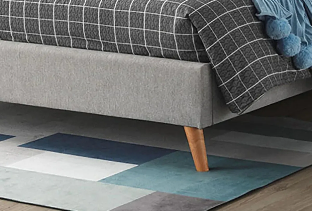 Grey Double Bed Frame – Stylish & Comfortable - Image 3