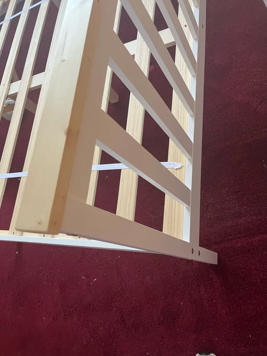 Bed brand new with mattress ( hardly used ) - Image 2