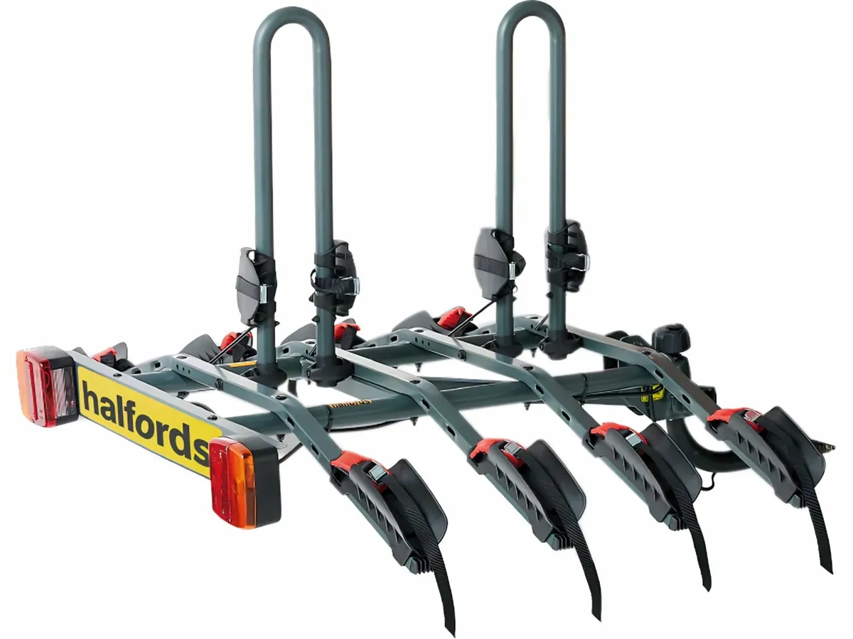 Halfords 4-Bike Towbar Mounted Bike Rack - Image 1
