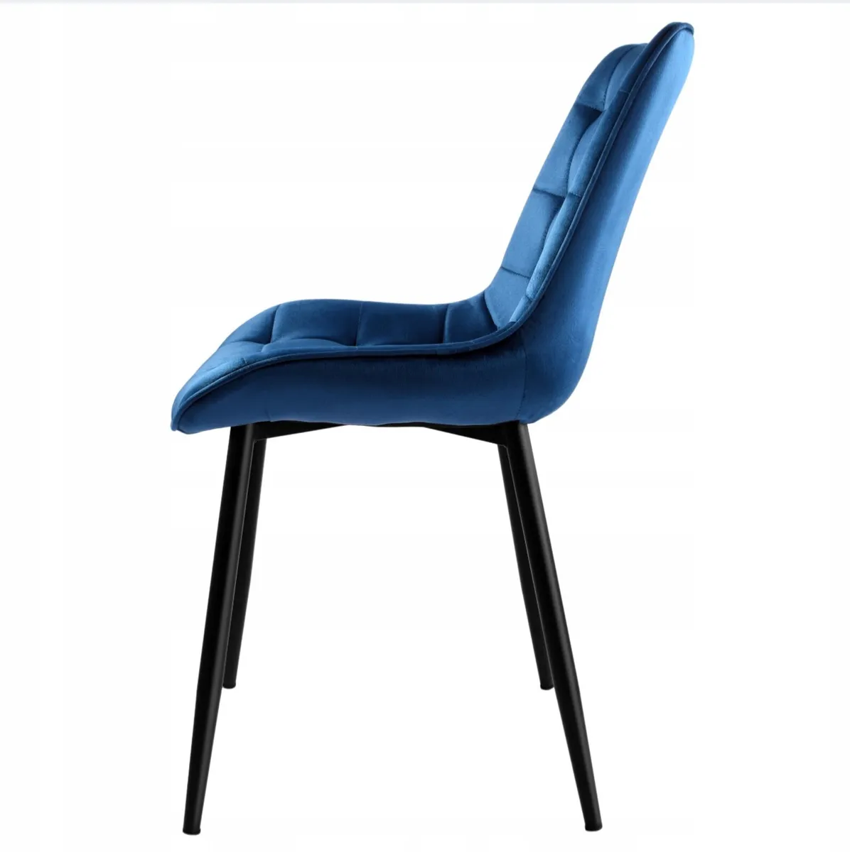 Set Of 4 Dining Room Chair Modern Velour Velvet Qu - Image 4