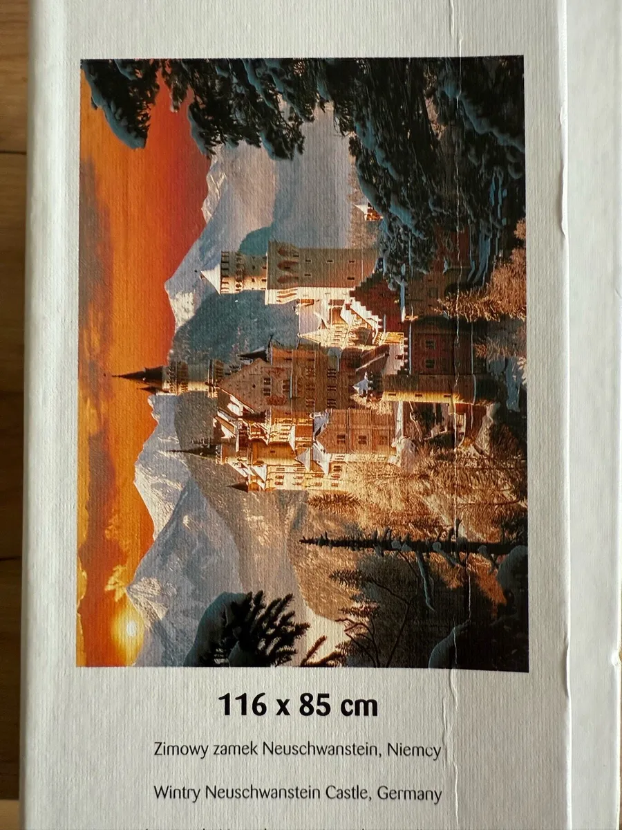 Puzzle Wintery Neuschwanstein Castle Germany 3000 - Image 4