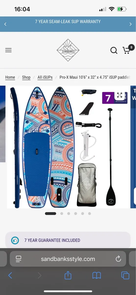 Sandbank style SUP Paddleboard X 2 - Image 3