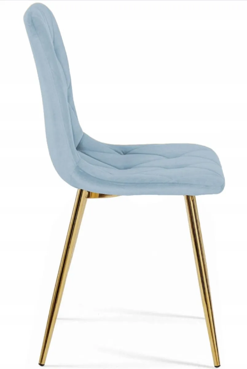 Chairs , Set of 6 Upholstered velvet chair comfort - Image 4