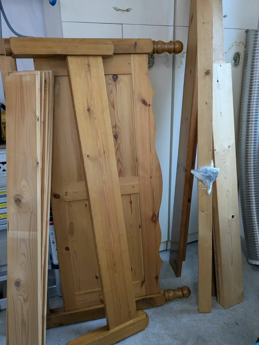 Solid Wooden Bed Frame - Image 2